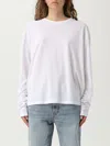 Totême T-shirt Toteme Woman Color White In Gray