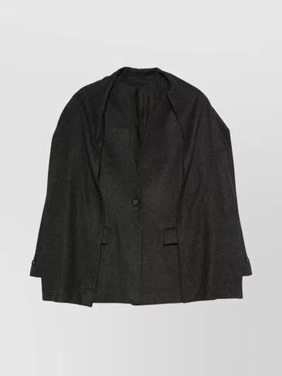 TOTÊME TAILORED BLAZER JACKET SCARF