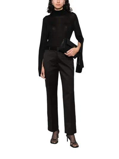 Totême Tailored Chino Trousers In Black