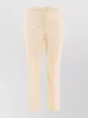 Totême Tailored Cropped Trousers With Pleats And Pockets