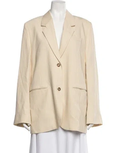 Pre-owned Totême Tailored Herringbone Blazer In Neutrals