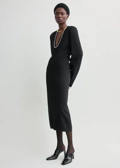 Totême Tailored Slouch Dress Black