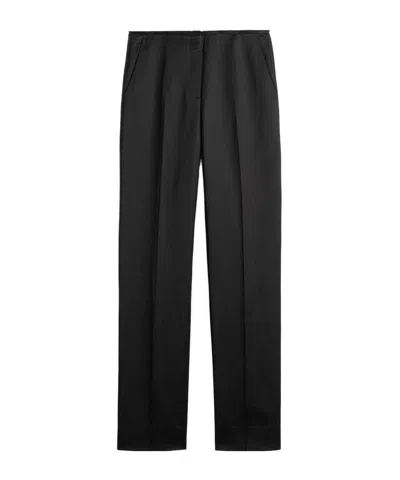 Totême Tailored Straight-leg Pants In Black