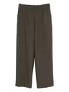 Totême Wide Tailored Trousers Forest In Green