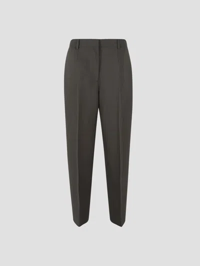 Totême Toteme Tailored Trousers In Green
