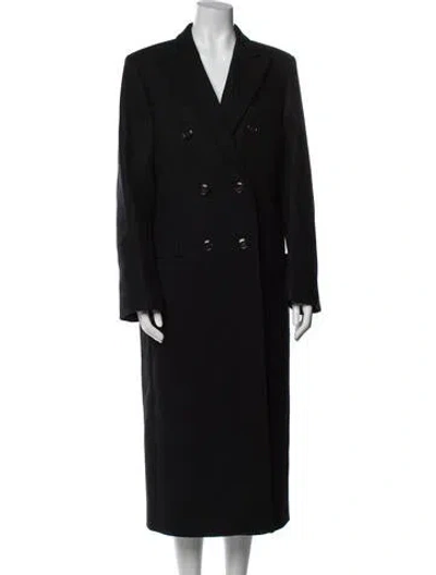 Pre-owned Totême Tailored Wool Coat In Black