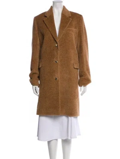 Pre-owned Totême Tailored Wool Teddy Wool Peacoat W/ Tags In Neutral