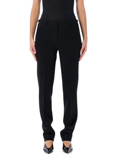 Totême Toteme Tailored Wool-blend Trousers In Black