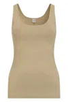 Totême Toteme Tank Top In Neutral