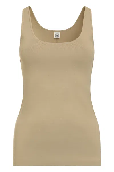 Totême Tank Top In Sand