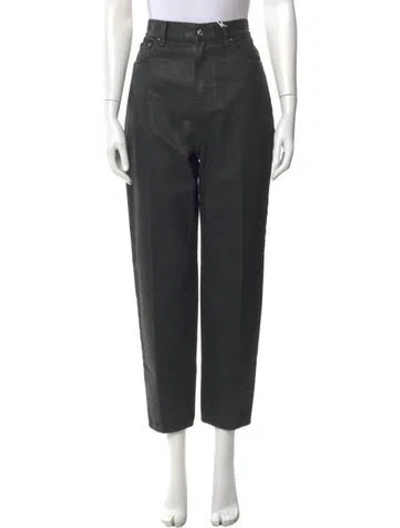 Pre-owned Totême Tapered Leg Straight Leg Pants W/ Tags In Black