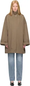 Totême Taupe Oversized Trench Coat