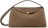 Totême T Lock Suede Top-handle Bag