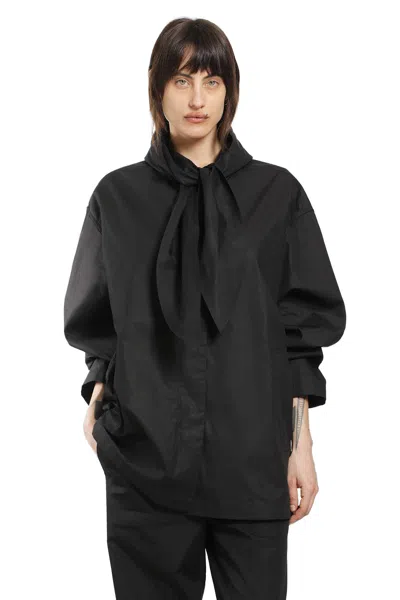 Totême Technical Scarf Jacket In Black