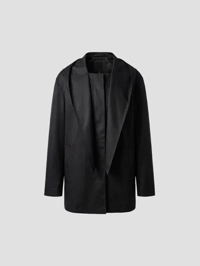 Totême Toteme Technical Scarf Jacket In Black