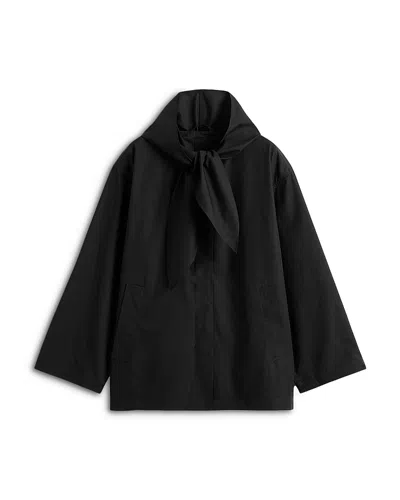 Totême Technical Scarf Jacket In Blue