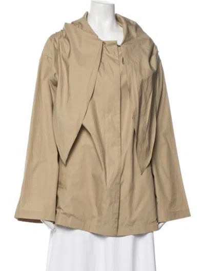 Pre-owned Totême Technical Scarf Jacket In Neutrals