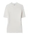 Totême Terry Knit T-shirt In White