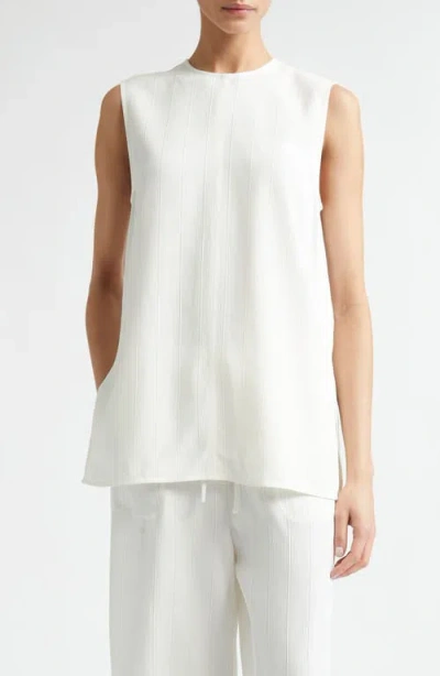 Totême Toteme Textured Stripe Sleeveless Top In Multi