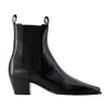 Totême Toteme The City Ankle Boots In Black