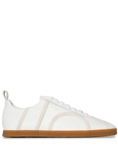 Totême Toteme Leather Sneakers In White