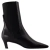 Totême The Mid Heel Boots - Toteme - Leather - Black In Black