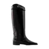 Totême Toteme The Riding Boots In Black