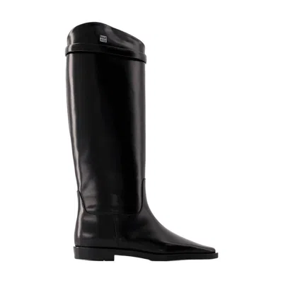 Totême Toteme The Riding Boots In Black