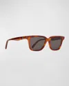 Totême The Squares Square Acetate Sunglasses In Brown