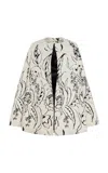Totême Thistle Jacquard Bell-sleeve Coat In Multi