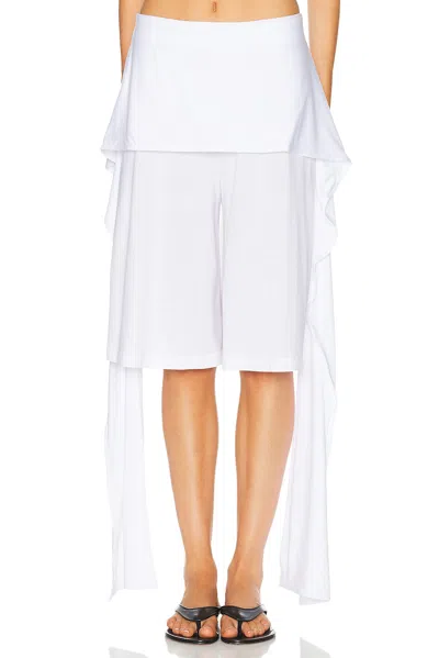 Totême Tie Waist Jersey Short In Multi