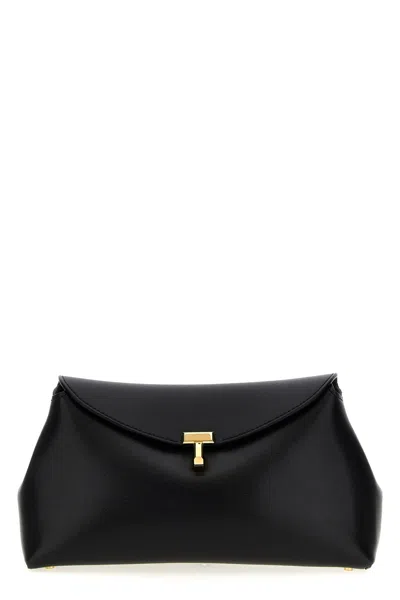 Totême 't-lock' Clutch In Black
