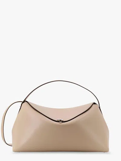 Totême Toteme T-lock Mini Top-handle Bag In Neutral