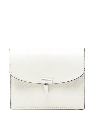 Totême T-lock Palmellato-patent Cardholder In White