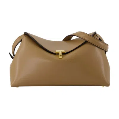 Totême Toteme T-lock Pouch Shoulder Bag  Brown