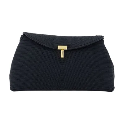 Totême Toteme T-lock Rope Clutch -  - Canvas - Black