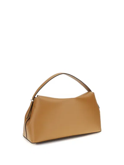 Totême Toteme T-lock Shoulder Bag In Tan