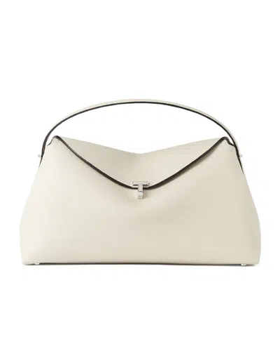 Totême T-lock Shoulder Bag In Neutral