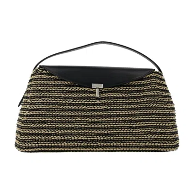Totême Toteme T-lock Top Handle Purse -  - Leather - Black