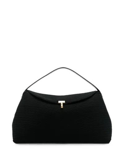 Totême T-lock-fastening Tote Bag In Black
