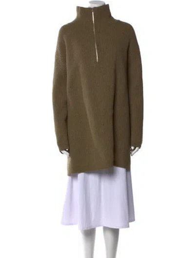 Pre-owned Totême Tomar Lambswool Sweater In Green