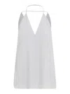 Totême Toteme Double-halter Silk Top 38 In White