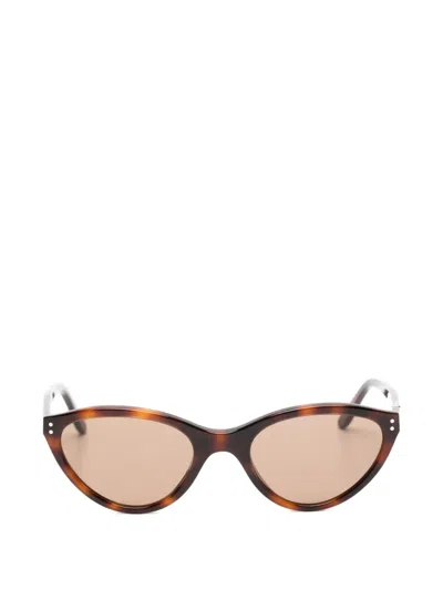 Totême Tortoiseshell-effect Cat-eye Sunglasses In Brown