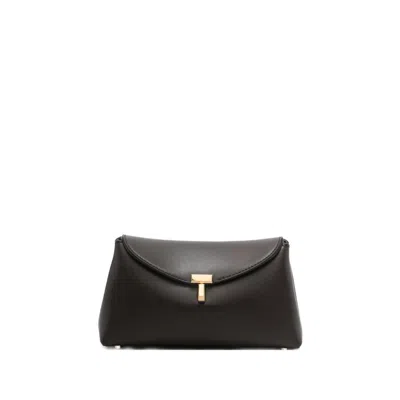 Totême Totme Mini Leather Clutch In Brown