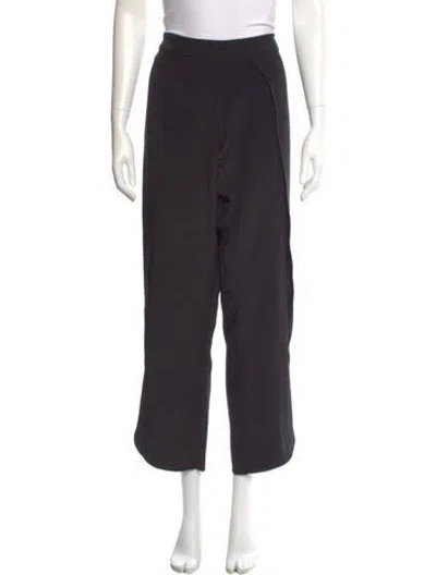 Pre-owned Totême Toulon Wide Leg Pants In Gray