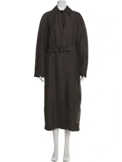 Pre-owned Totême Trench Coat In Brown