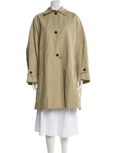 Pre-owned Totême Trench Coat In Silver