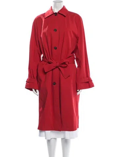 Pre-owned Totême Trench Coat W/ Tags In Red