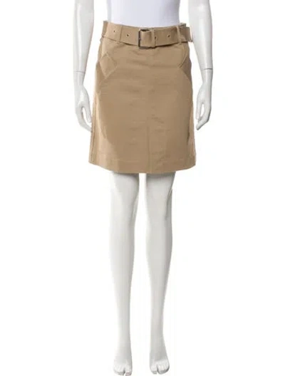 Pre-owned Totême Trench Mini Skirt In Neutral