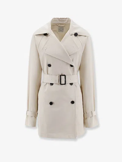 Totême Trench Washed Cotton In Neutral